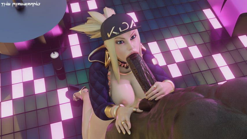 Akali Sucking BBC (The Firebrand)[League of Legends] : video clip