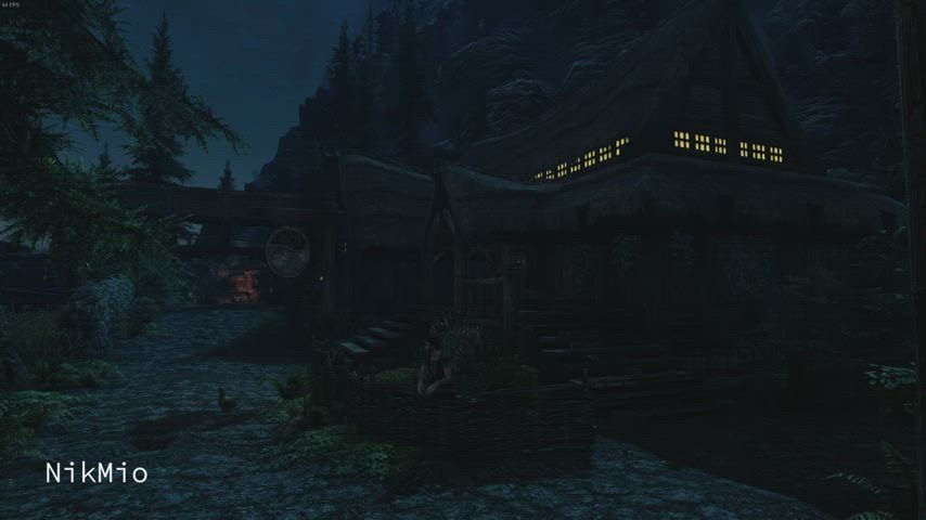 A night with Serana at the Sleeping Giant Inn (NikMio) [Skyrim] : video clip