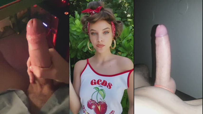 Barbara Palvin showing gooners what they should do with the cum and precum they leak from their cocks - savour it and recycle it. : video clip