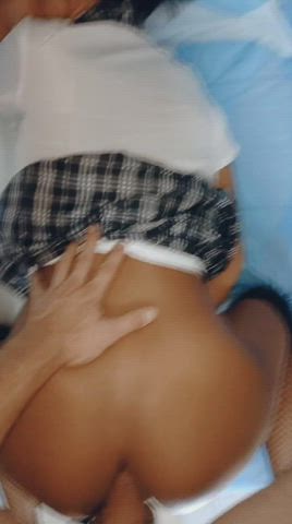 My college uniform on a tinder date meant definitely getting my Ass fucked 😉 : video clip