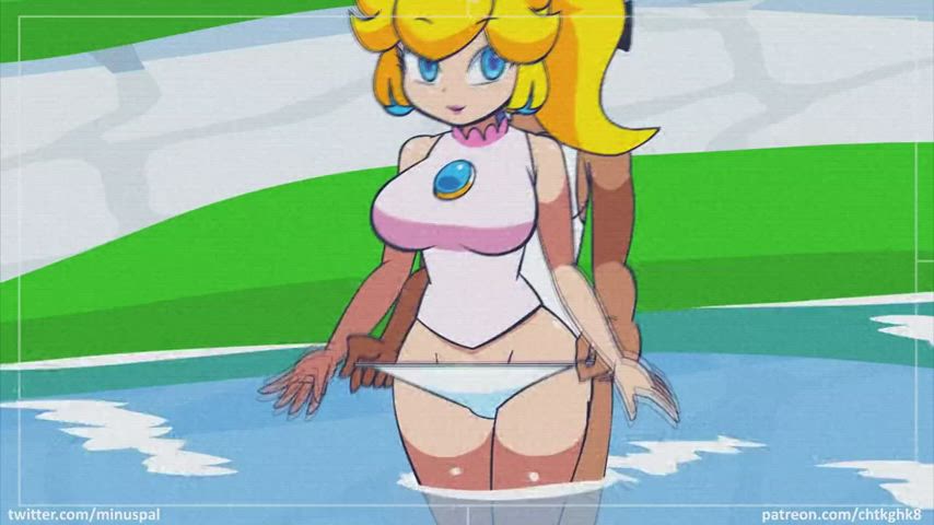 Sexy fun with Peach at Isle Delfino (minus8) [MARIO] : video clip