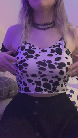 My boobs are so swollen right now, kinda need a massage : video clip