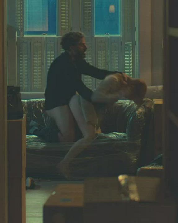 Jessica Chastain taking it hard doggystyle : video clip