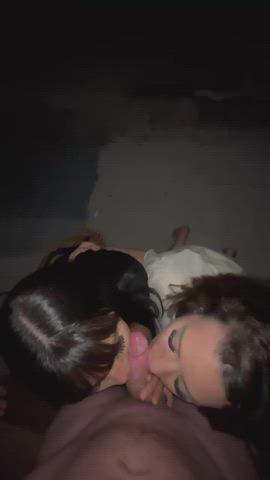 My girlfriend and I blew a random guy on the rooftop of the bar!🤫 : video clip