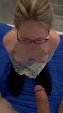 Love how she wiggles and smiles from sucking it : video clip
