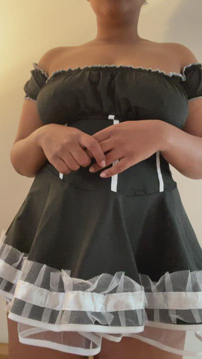 my chubby ebony titties : video clip