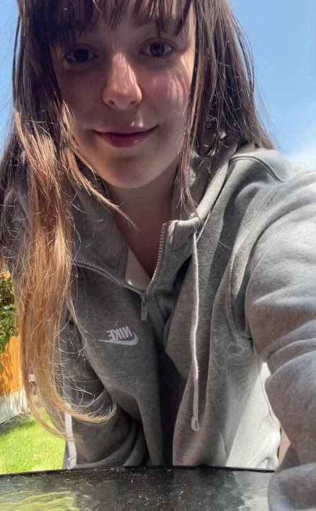 Don’t mind me, just flashing in my garden :) : video clip