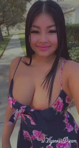 Wearing no bras no panties for easy breeding. : video clip