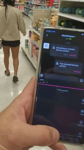 who’s controlling me next in public?🍦💦 : video clip