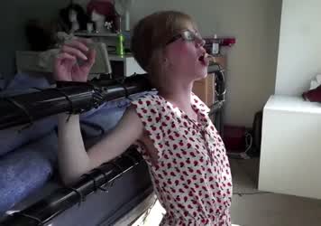 Nerdy Teen Bound For Free Use : video clip