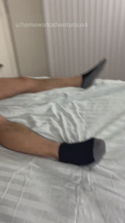 Riding my bull's cock and telling my hubby he is going to get sloppy seconds after he cums in me [Sound on, click redgifs link] : video clip