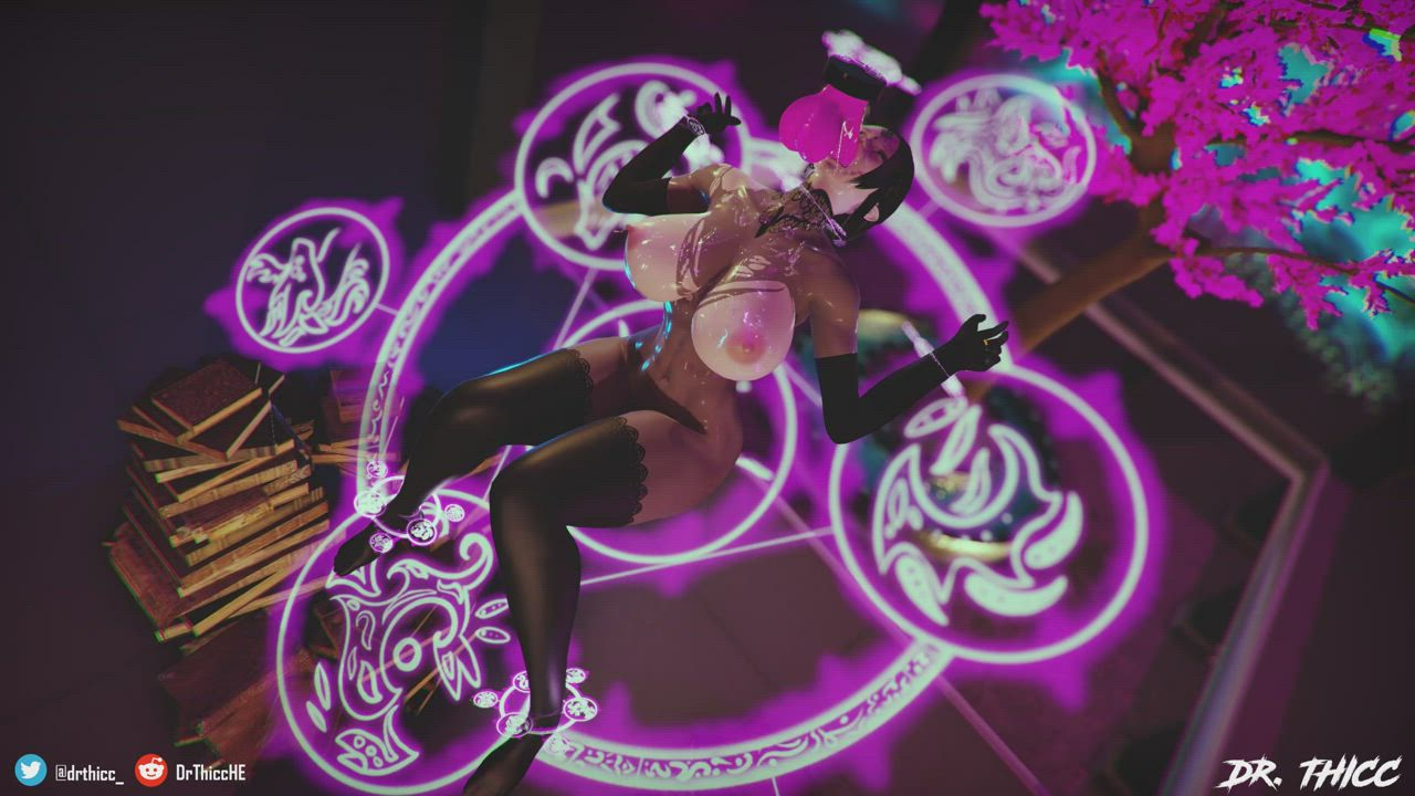 When that new spell book gives you more than you bargained for...(Dr. Thicc) : video clip