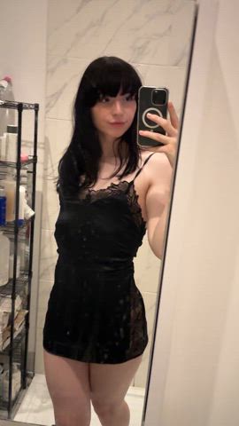 Heard you were looking for a goth sissy goon gf.. Think you can handle me? : video clip