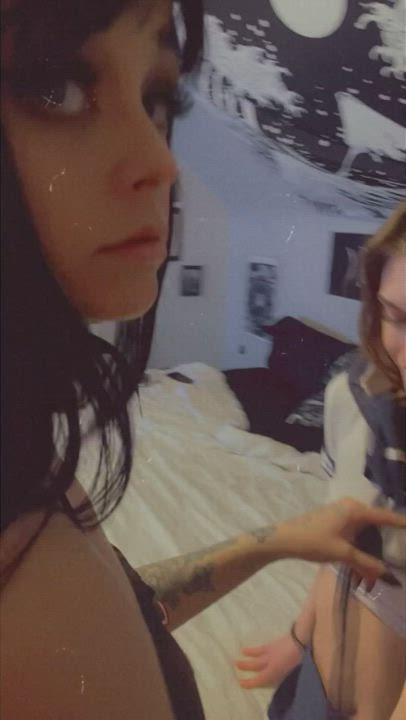 Me and bestie dress up and make each other cum (OC) : video clip