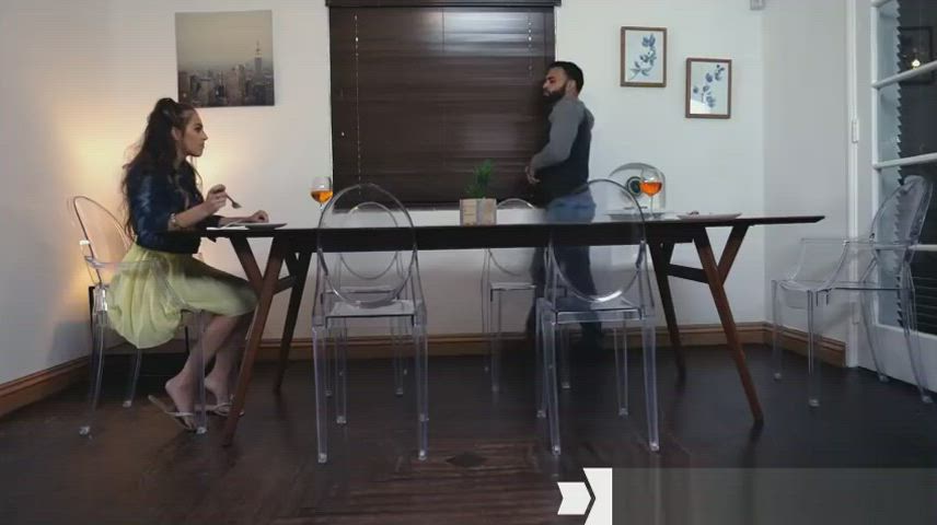 Their deal is...he can take her anytime and anywhere he wants. : video clip