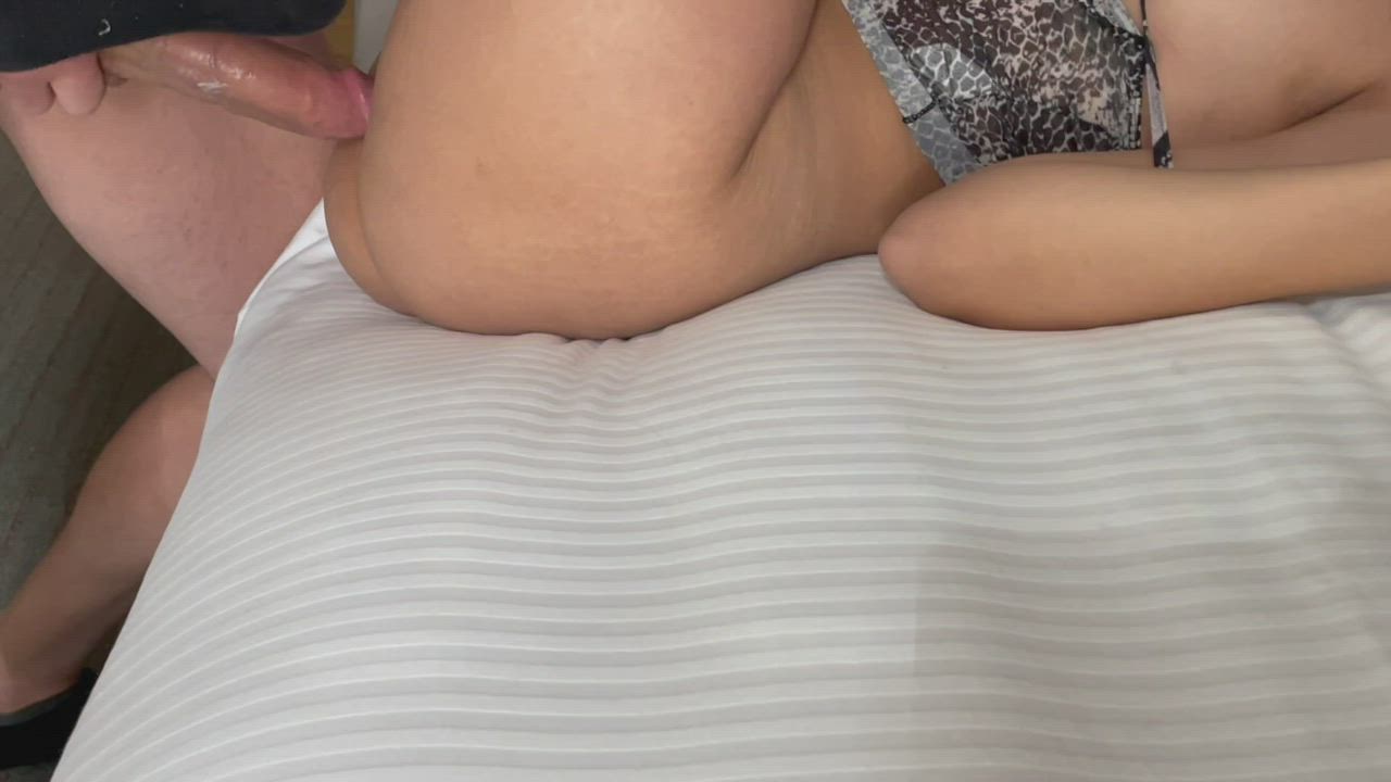 Getting her guts rearranged… : video clip