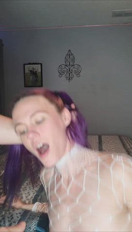 Mouth open & tongue out like the good girl I am! 😜☺️ : video clip