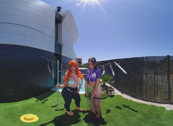 [FFM] ONE PIECE: Nami and Nico Robin A XXX Parody ft Blondie Fesser, Katrina Moreno : video clip