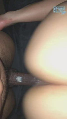 Doggystyle BBC for this wife with a beautiful ass 😈 : video clip