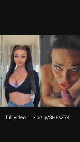 From tiktok to suck a cock 😋 : video clip