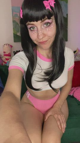 tiny little bouncy boobs + keep watching for a booty surprise 💓 : video clip
