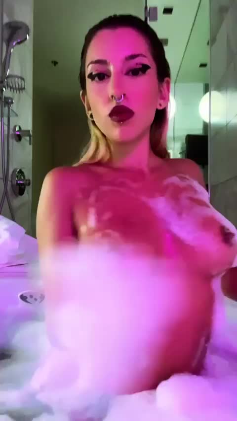 Been a little slutty this weekend, need to get clean. Will you join me? : video clip