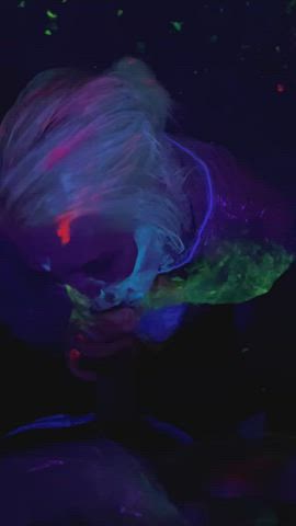 Then he painted my face with his cum :P : video clip