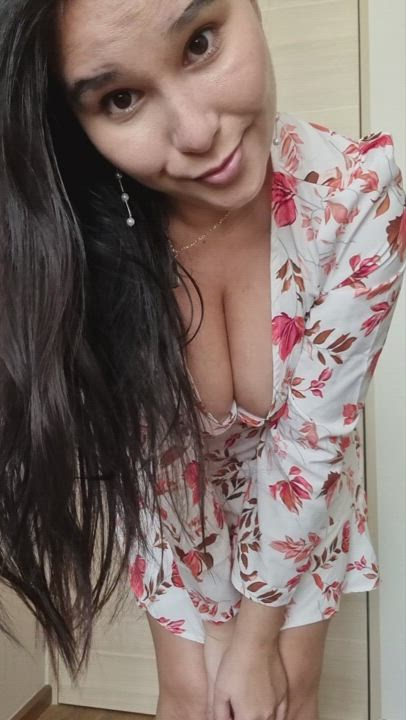 Does the ass look better in the dress or out of it ? : video clip