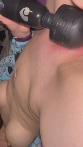 Doc Johnson’s 10” girth making me bulge : video clip