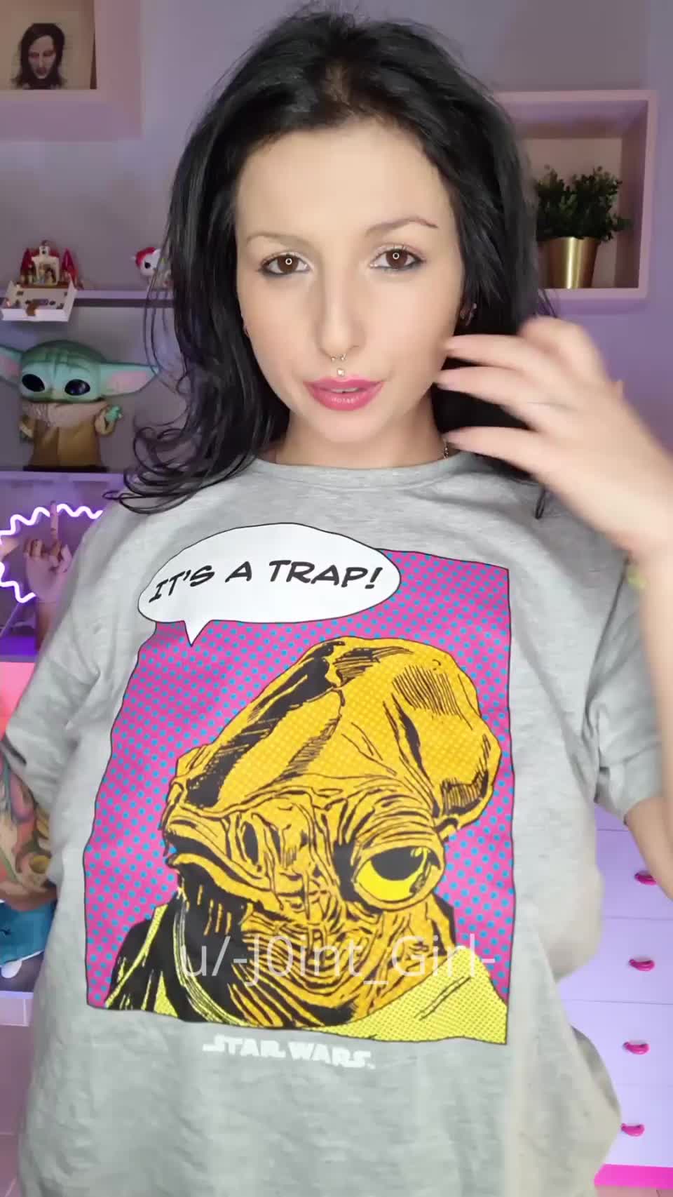 Hope my tits will make your lightsaber hard (OC) : video clip