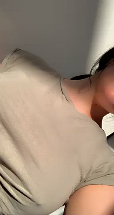 Can I put my big tits in your face? : video clip