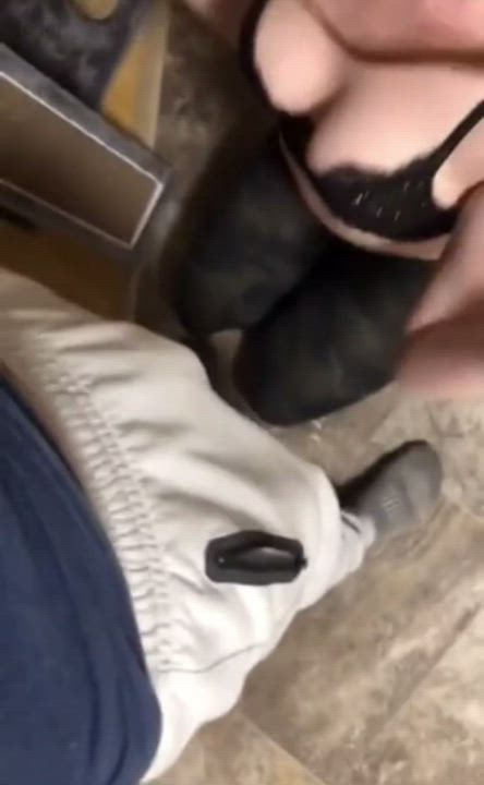 Gf’s friend follows me and takes out my bwc to throat it👅 : video clip