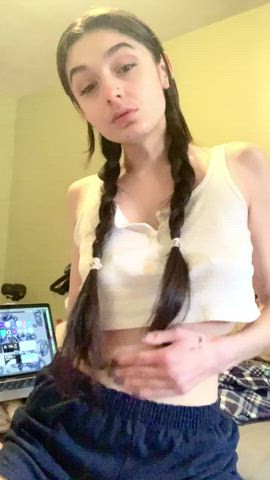Pajamas suck because they hide the goods! : video clip