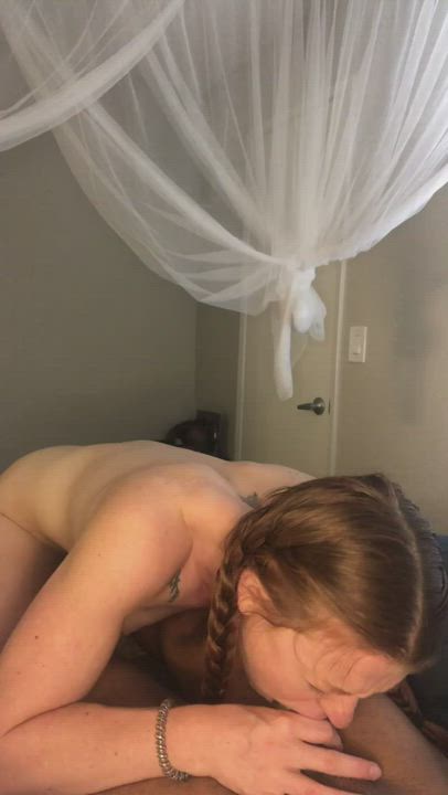 Mhmm the way he moans as I suck him off : video clip