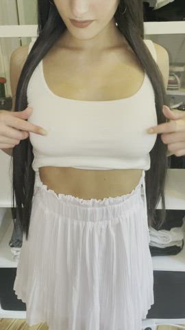 172cm nerdy college student with natural ass and boobs, would you smash? : video clip
