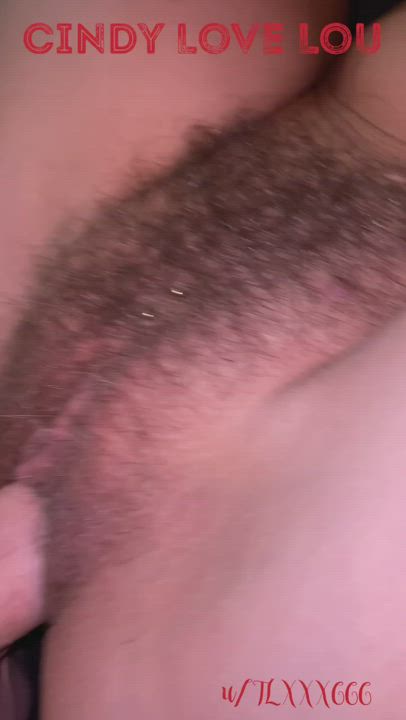 Creampie running out of my hairy pussy for you guys 🤤😉 who will help me clean up?😘 : video clip