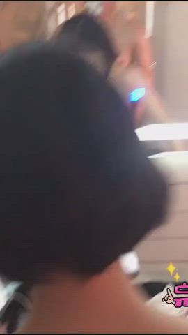 Asian Girlfriend Selfie Standing Doggy Porn GIF by chondven02 : video clip