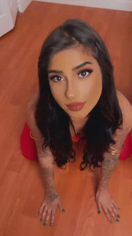 You can breed me any way you’d like… just start in my mouth! 😋❤️ : video clip