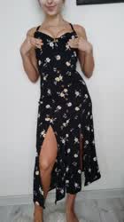 Oops my dress fell off, do you like it? : video clip