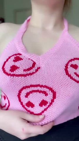 I can’t help but show my titties off to everyone! 🥺 : video clip