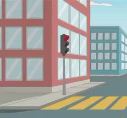 Helping a blind man cross the street : video clip