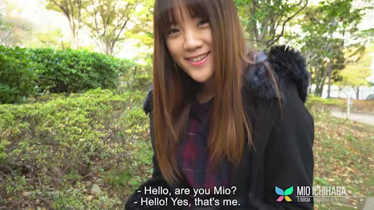 Japanese hottie Mio Ichihara is an amateur looking to make her first JAV : video clip