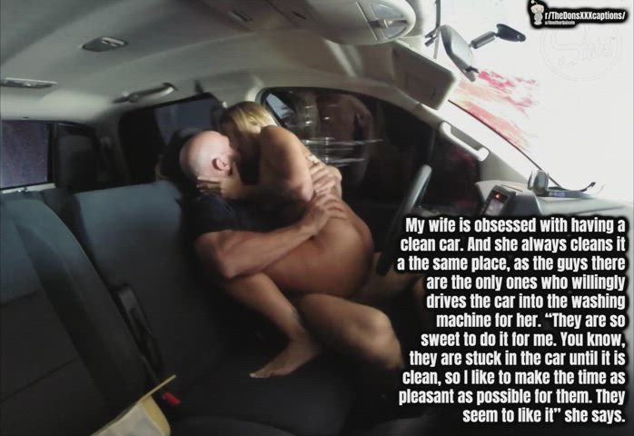 My wife is a terrible driver. She can’t even drive the car into the carwash by herself... : video clip