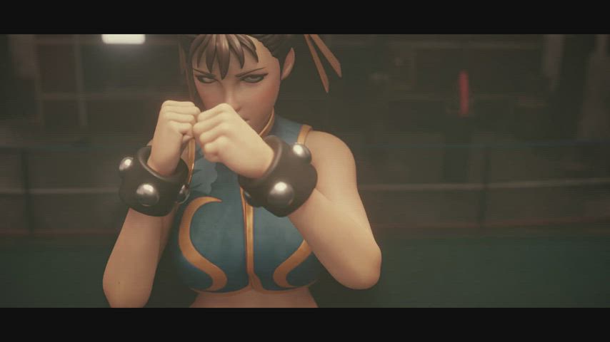 Sparring with Chun-Li (ZMSFM) [Street Fighter] : video clip