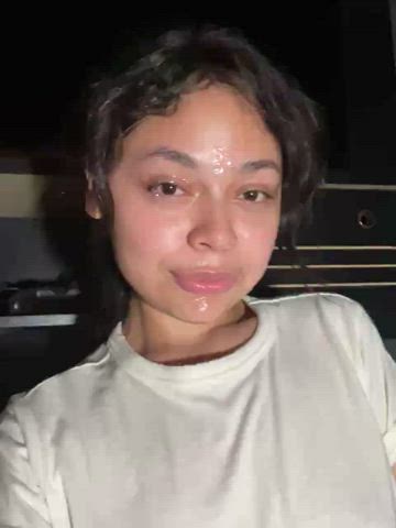I’d look cuter with your load on my face too : video clip