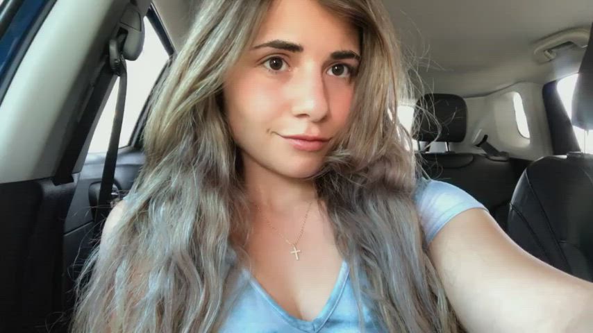 Naughty in the car before dinner with my church 🙈 : video clip