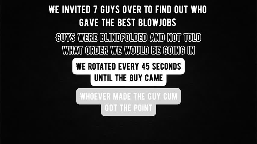 We each took turns sucking the guys off until they finished 😈🤤 : video clip