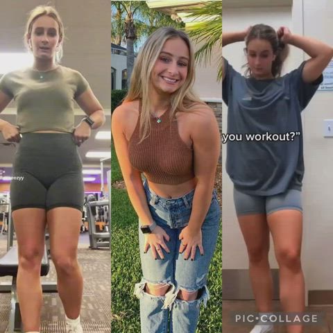 Erica Zehall loves showing her fat college ass to the world🤤 : video clip