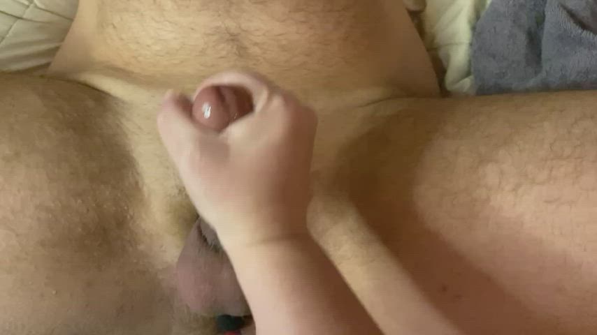 If you look closely you may be able to see the thrusting vibrator in his ass : video clip