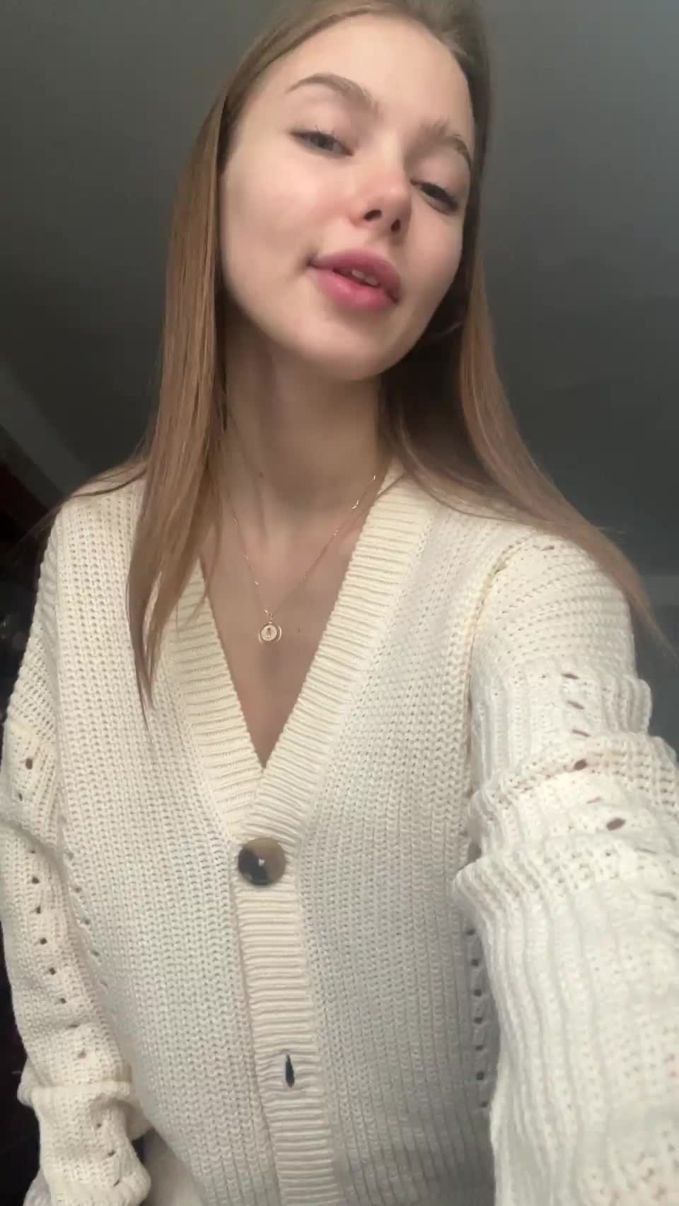 I'd like you to start at my nipples & work your way down to my clit : video clip